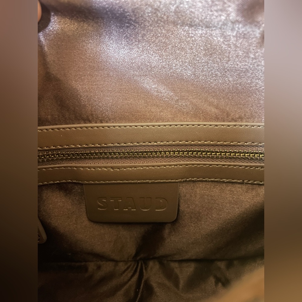 STAUD Black and Brown Beaded Shoulder Bag - Picture 12 of 13
